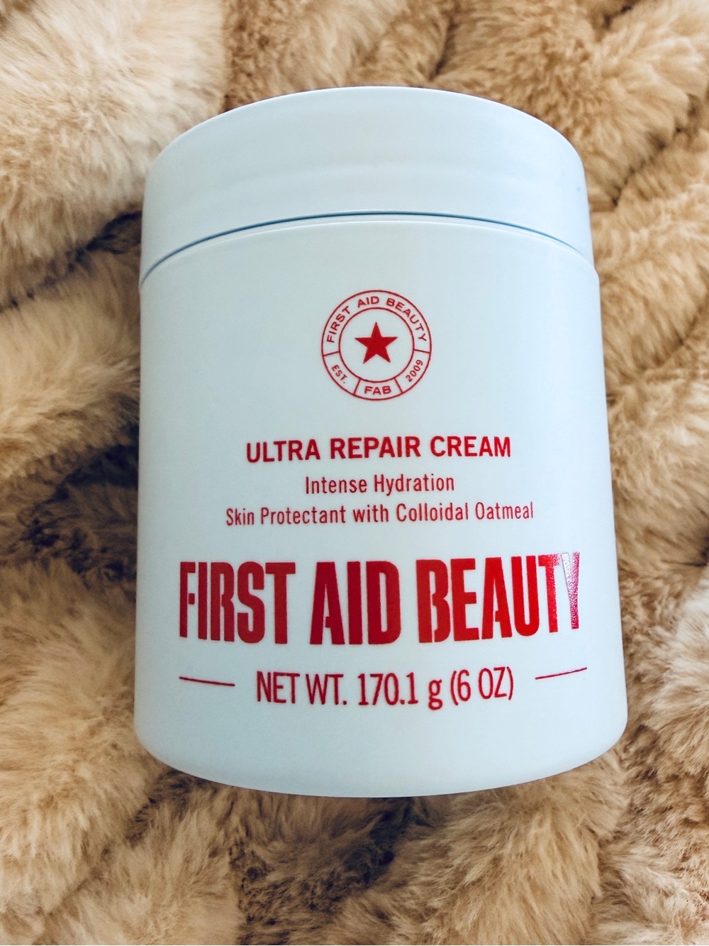First Aid Beauty Ultra Repair Cream - White Jar with Red Logo